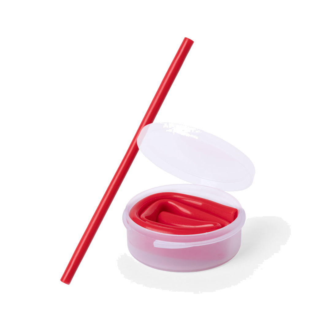 Paille silicone réutilisable